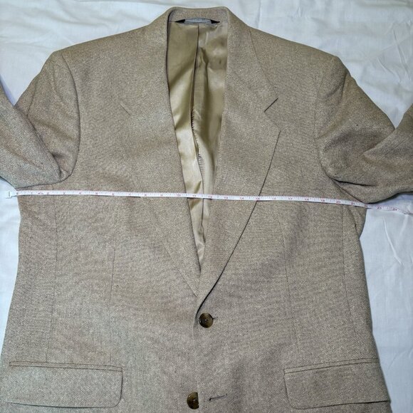 John Alexander Hartmarx Men's Sport Coat Blazer 2 Button 100% SILK 40 Old Money - Picture 8 of 15